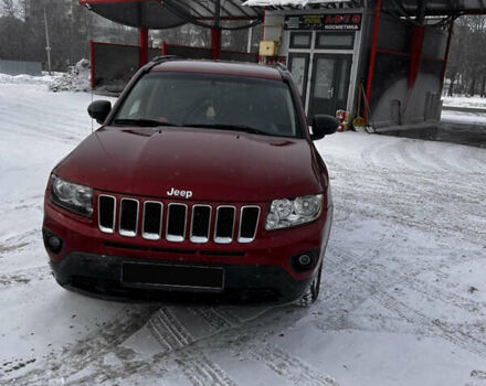 Красный Джип Компас, объемом двигателя 2.36 л и пробегом 219 тыс. км за 9100 $, фото 1 на Automoto.ua