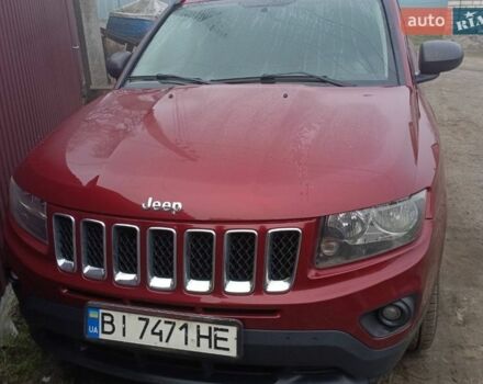Красный Джип Компас, объемом двигателя 2.36 л и пробегом 245 тыс. км за 10500 $, фото 1 на Automoto.ua