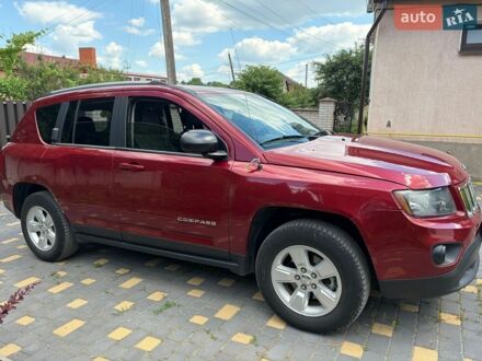 Червоний Джип Compass, об'ємом двигуна 2 л та пробігом 216 тис. км за 10500 $, фото 1 на Automoto.ua
