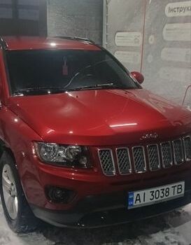 Красный Джип Компас, объемом двигателя 2.36 л и пробегом 158 тыс. км за 11500 $, фото 1 на Automoto.ua