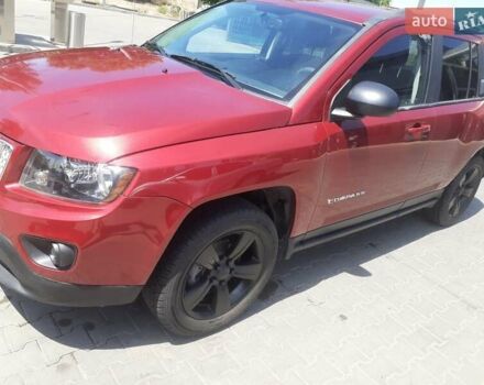 Красный Джип Компас, объемом двигателя 2 л и пробегом 68 тыс. км за 10800 $, фото 1 на Automoto.ua