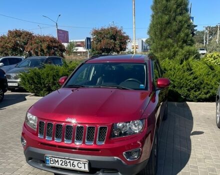 Красный Джип Компас, объемом двигателя 2.36 л и пробегом 96 тыс. км за 11500 $, фото 1 на Automoto.ua