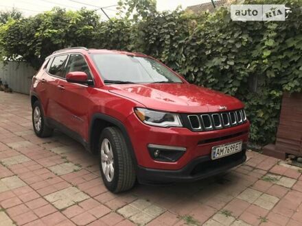 Джип Компас 2017 в Попельня на Automoto.ua Красный Джип Компас, объемом двигателя 2.36 л и пробегом 84 тыс. км за 16950 $, фото 1 на Automoto.ua