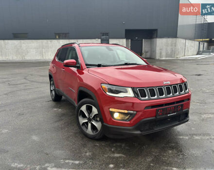Красный Джип Компас, объемом двигателя 2.4 л и пробегом 128 тыс. км за 14499 $, фото 1 на Automoto.ua