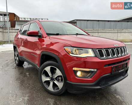 Красный Джип Компас, объемом двигателя 2.4 л и пробегом 128 тыс. км за 14950 $, фото 1 на Automoto.ua
