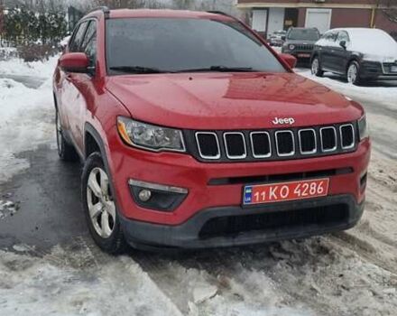 Красный Джип Компас, объемом двигателя 2.4 л и пробегом 177 тыс. км за 14200 $, фото 1 на Automoto.ua