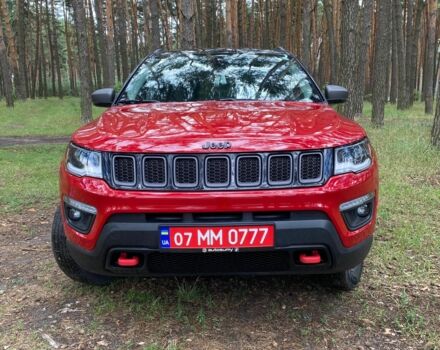 Красный Джип Компас, объемом двигателя 2.4 л и пробегом 134 тыс. км за 14700 $, фото 1 на Automoto.ua