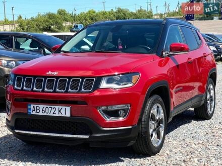 Красный Джип Компас, объемом двигателя 2.36 л и пробегом 82 тыс. км за 13999 $, фото 1 на Automoto.ua