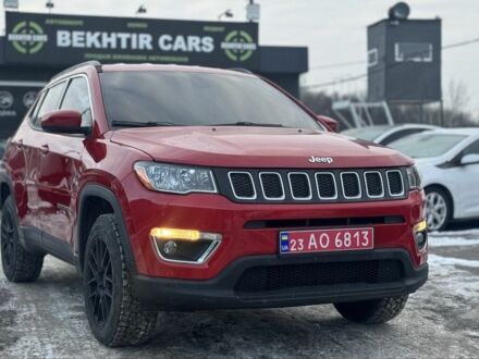 Красный Джип Компас, объемом двигателя 2.4 л и пробегом 175 тыс. км за 13500 $, фото 1 на Automoto.ua
