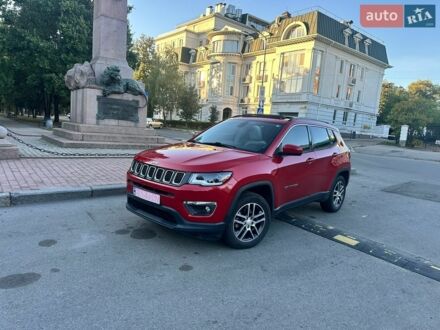 Красный Джип Компас, объемом двигателя 2.4 л и пробегом 116 тыс. км за 14400 $, фото 1 на Automoto.ua