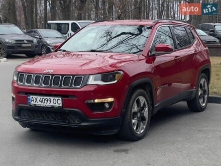Красный Джип Компас, объемом двигателя 2.4 л и пробегом 117 тыс. км за 13750 $, фото 1 на Automoto.ua