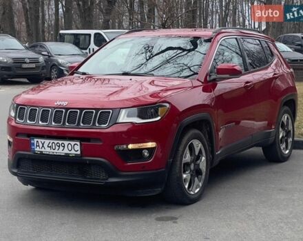 Красный Джип Компас, объемом двигателя 2.4 л и пробегом 117 тыс. км за 13750 $, фото 1 на Automoto.ua