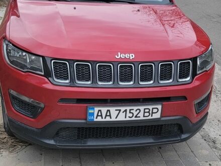 Джип Compass 2018 у Києві на Automoto.ua Червоний Джип Compass, об'ємом двигуна 2.36 л та пробігом 48 тис. км за 14100 $, фото 1 на Automoto.ua