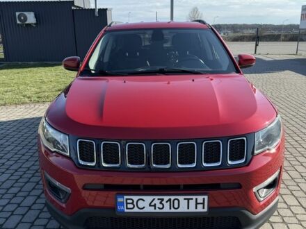 Джип Compass 2018 у Львові на Automoto.ua Червоний Джип Compass, об'ємом двигуна 2.36 л та пробігом 90 тис. км за 16500 $, фото 1 на Automoto.ua