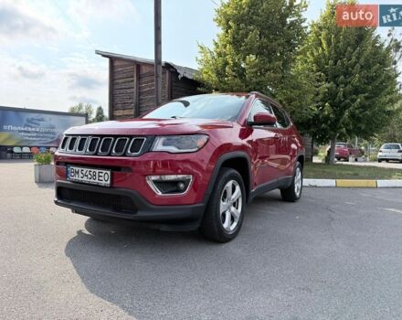 Красный Джип Компас, объемом двигателя 2 л и пробегом 102 тыс. км за 15400 $, фото 1 на Automoto.ua