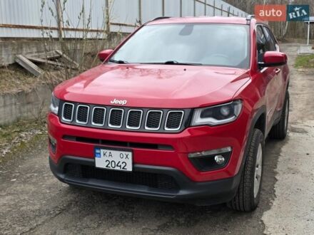 Красный Джип Компас, объемом двигателя 2.36 л и пробегом 54 тыс. км за 16000 $, фото 1 на Automoto.ua