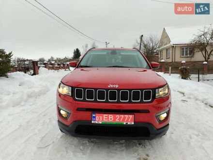 Красный Джип Компас, объемом двигателя 2.4 л и пробегом 188 тыс. км за 14300 $, фото 1 на Automoto.ua