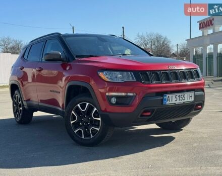 Красный Джип Компас, объемом двигателя 2.4 л и пробегом 105 тыс. км за 17500 $, фото 1 на Automoto.ua