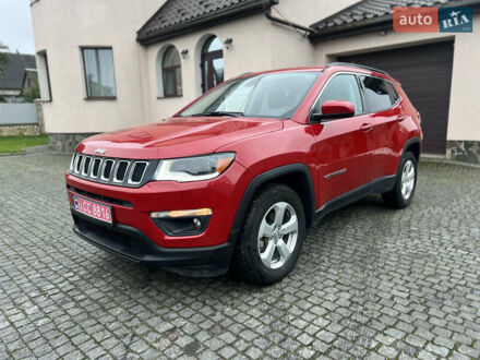 Красный Джип Компас, объемом двигателя 2.4 л и пробегом 89 тыс. км за 13999 $, фото 1 на Automoto.ua