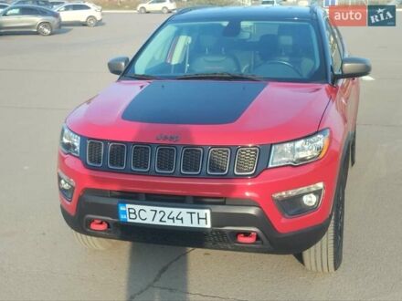 Джип Compass 2019 у Львові на Automoto.ua Червоний Джип Compass, об'ємом двигуна 2.36 л та пробігом 98 тис. км за 16100 $, фото 1 на Automoto.ua