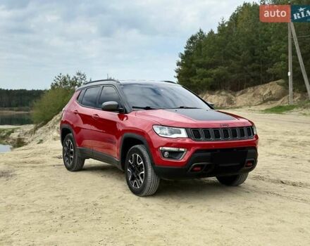 Красный Джип Компас, объемом двигателя 2.36 л и пробегом 168 тыс. км за 16000 $, фото 1 на Automoto.ua