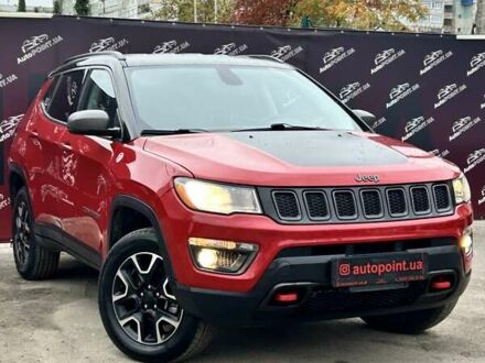 Красный Джип Компас, объемом двигателя 2.4 л и пробегом 112 тыс. км за 18000 $, фото 1 на Automoto.ua