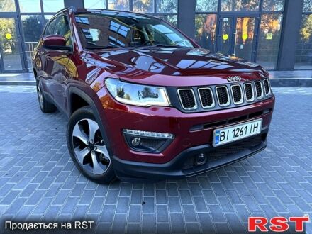 Червоний Джип Compass, об'ємом двигуна 2.4 л та пробігом 42 тис. км за 16850 $, фото 1 на Automoto.ua