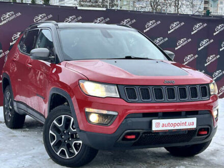 Червоний Джип Compass, об'ємом двигуна 2.4 л та пробігом 112 тис. км за 17650 $, фото 1 на Automoto.ua