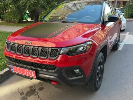 Червоний Джип Compass, об'ємом двигуна 2 л та пробігом 75 тис. км за 17500 $, фото 1 на Automoto.ua