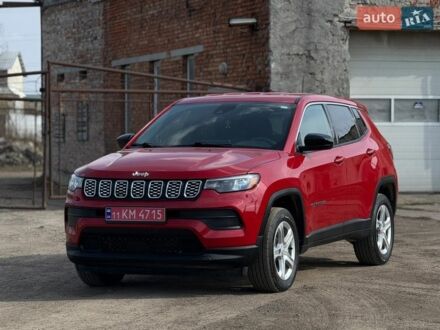 Червоний Джип Compass, об'ємом двигуна 2 л та пробігом 40 тис. км за 18990 $, фото 1 на Automoto.ua