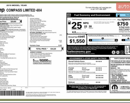 Серый Джип Компас, объемом двигателя 2.36 л и пробегом 189 тыс. км за 17300 $, фото 42 на Automoto.ua