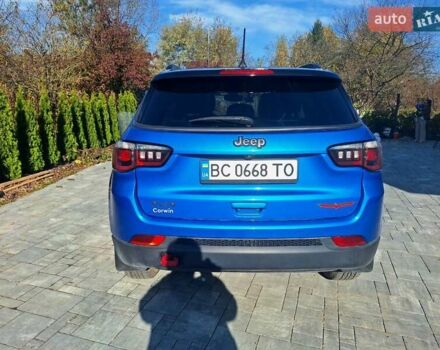 Джип Compass 2019 у Львові на Automoto.ua Синій Джип Compass, об'ємом двигуна 2.36 л та пробігом 104 тис. км за 16900 $, фото 8 на Automoto.ua