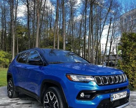Синий Джип Компас, объемом двигателя 2 л и пробегом 28 тыс. км за 21200 $, фото 2 на Automoto.ua