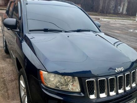Синий Джип Компас, объемом двигателя 2.4 л и пробегом 200 тыс. км за 9250 $, фото 1 на Automoto.ua