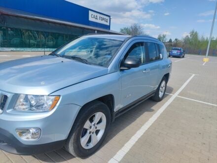 Синий Джип Компас, объемом двигателя 2 л и пробегом 200 тыс. км за 9000 $, фото 1 на Automoto.ua