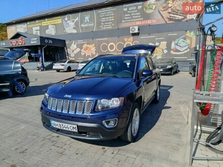 Синій Джип Compass, об'ємом двигуна 2 л та пробігом 95 тис. км за 9500 $, фото 1 на Automoto.ua