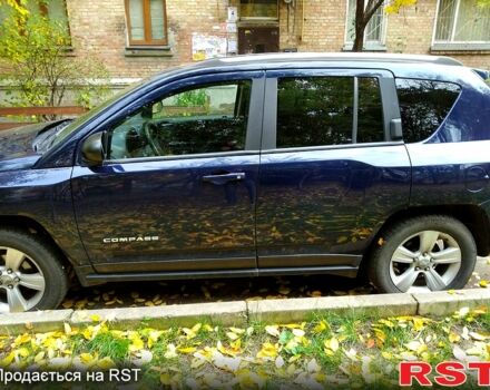 Синий Джип Компас, объемом двигателя 2.4 л и пробегом 220 тыс. км за 9500 $, фото 1 на Automoto.ua