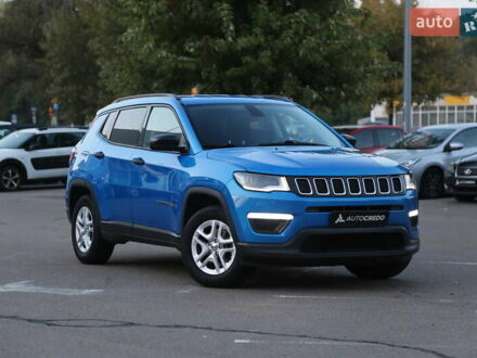 Синий Джип Компас, объемом двигателя 2.4 л и пробегом 92 тыс. км за 13500 $, фото 1 на Automoto.ua