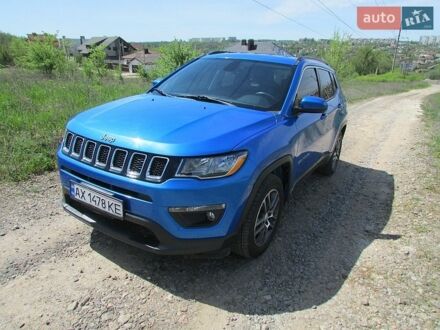 Синий Джип Компас, объемом двигателя 2.4 л и пробегом 95 тыс. км за 12999 $, фото 1 на Automoto.ua
