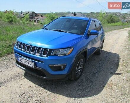Синий Джип Компас, объемом двигателя 2.4 л и пробегом 95 тыс. км за 12999 $, фото 1 на Automoto.ua