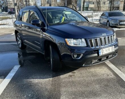 Синий Джип Компас, объемом двигателя 2.4 л и пробегом 169 тыс. км за 11999 $, фото 1 на Automoto.ua
