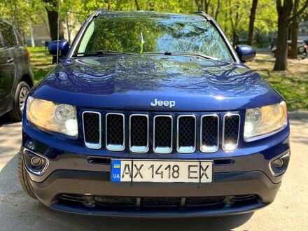 Синий Джип Компас, объемом двигателя 2.4 л и пробегом 169 тыс. км за 11599 $, фото 1 на Automoto.ua