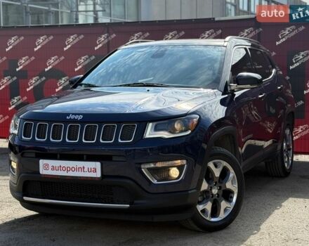 Синий Джип Компас, объемом двигателя 2.4 л и пробегом 89 тыс. км за 15800 $, фото 1 на Automoto.ua