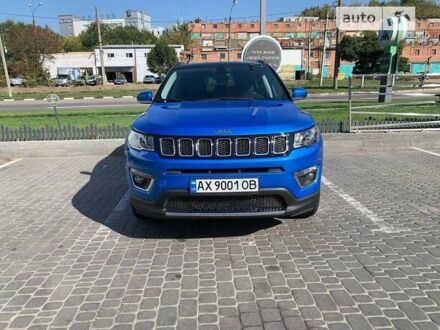 Джип Compass 2018 у Харкові на Automoto.ua Синій Джип Compass, об'ємом двигуна 2.4 л та пробігом 98 тис. км за 18300 $, фото 1 на Automoto.ua
