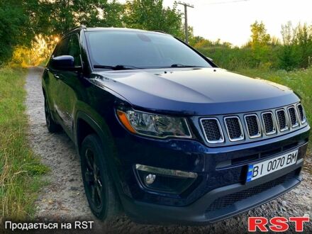 Синий Джип Компас, объемом двигателя 2.4 л и пробегом 113 тыс. км за 15900 $, фото 1 на Automoto.ua