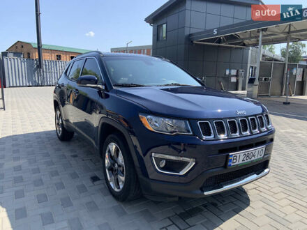 Джип Компас 2018 в Полтаве на Automoto.ua Синий Джип Компас, объемом двигателя 2.36 л и пробегом 101 тыс. км за 15500 $, фото 1 на Automoto.ua