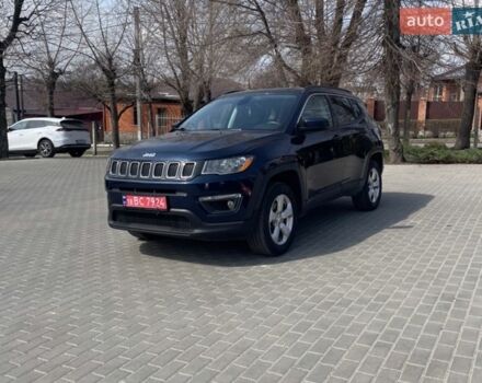 Синий Джип Компас, объемом двигателя 2.36 л и пробегом 152 тыс. км за 13900 $, фото 1 на Automoto.ua