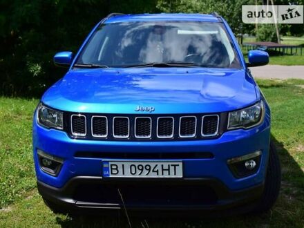 Джип Компас 2018 в Полтаве на Automoto.ua Синий Джип Компас, объемом двигателя 2.4 л и пробегом 54 тыс. км за 17100 $, фото 1 на Automoto.ua