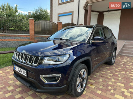 Джип Compass 2019 у Белой Церкве на Automoto.ua Синій Джип Compass, об'ємом двигуна 2.4 л та пробігом 105 тис. км за 14300 $, фото 1 на Automoto.ua