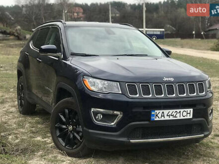 Джип Compass 2019 у Києві на Automoto.ua Синій Джип Compass, об'ємом двигуна 2.36 л та пробігом 82 тис. км за 14200 $, фото 1 на Automoto.ua